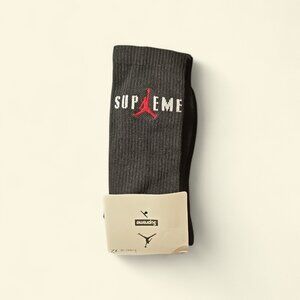 Jordan Socks Air Nike Socks 2 Pairs Jordan Supreme Crew Socks Men SIZE LARGE